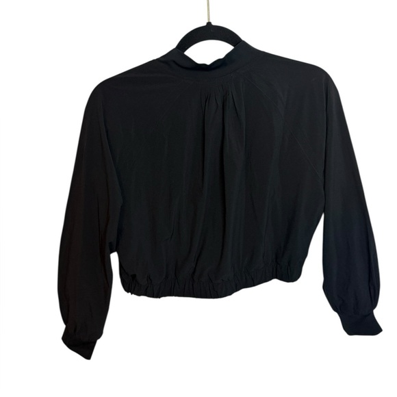 Nwt Athleta Girl Good Days Black Bomber Jacket - Picture 4 of 8